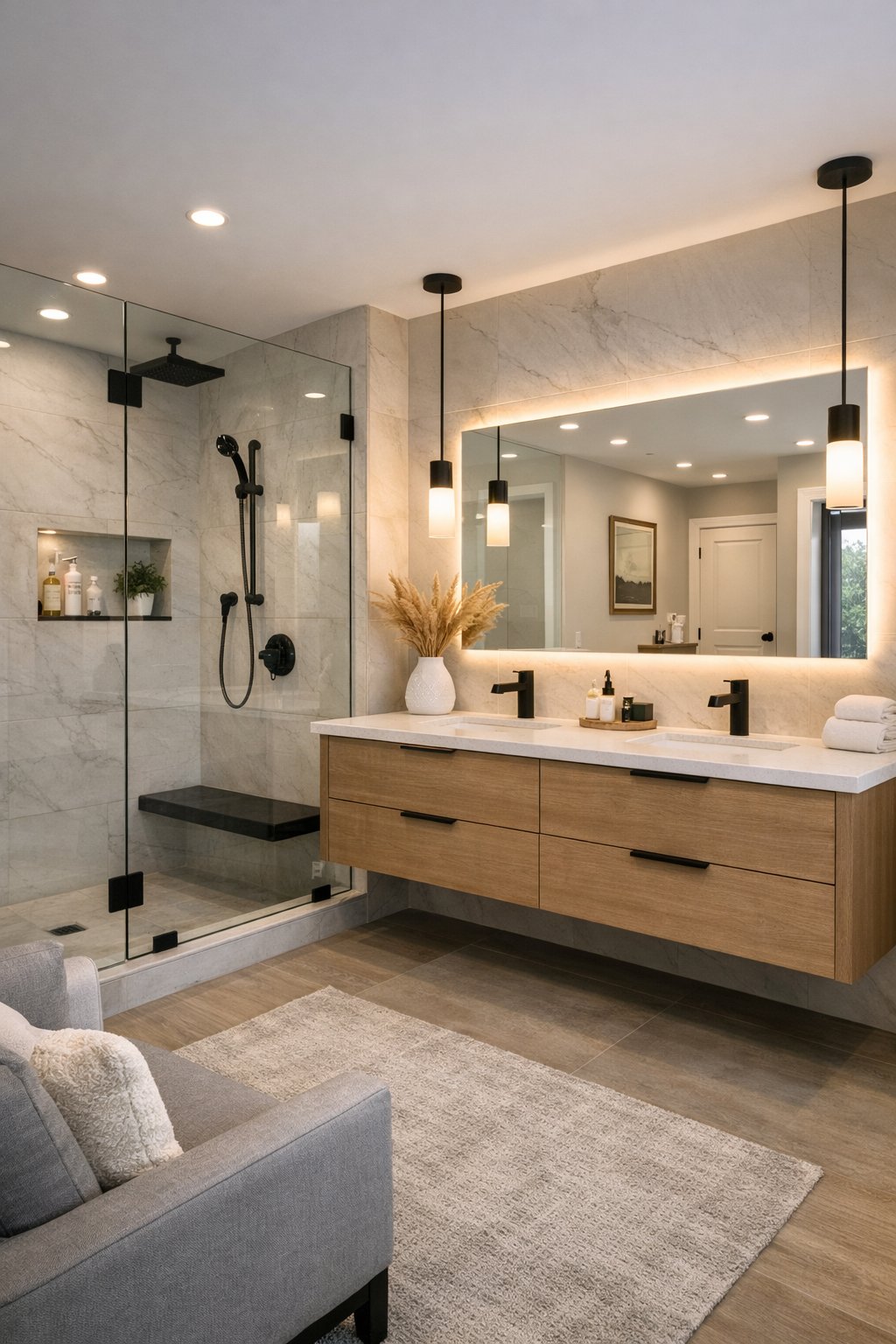 Premium bathroom remodel
